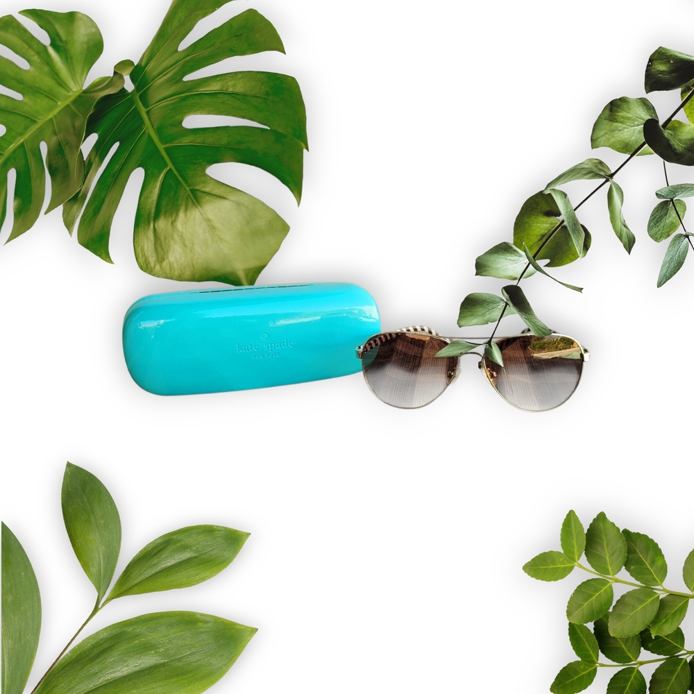 Kate Spade Gold and Brown Sunglasses Fashion Accessory